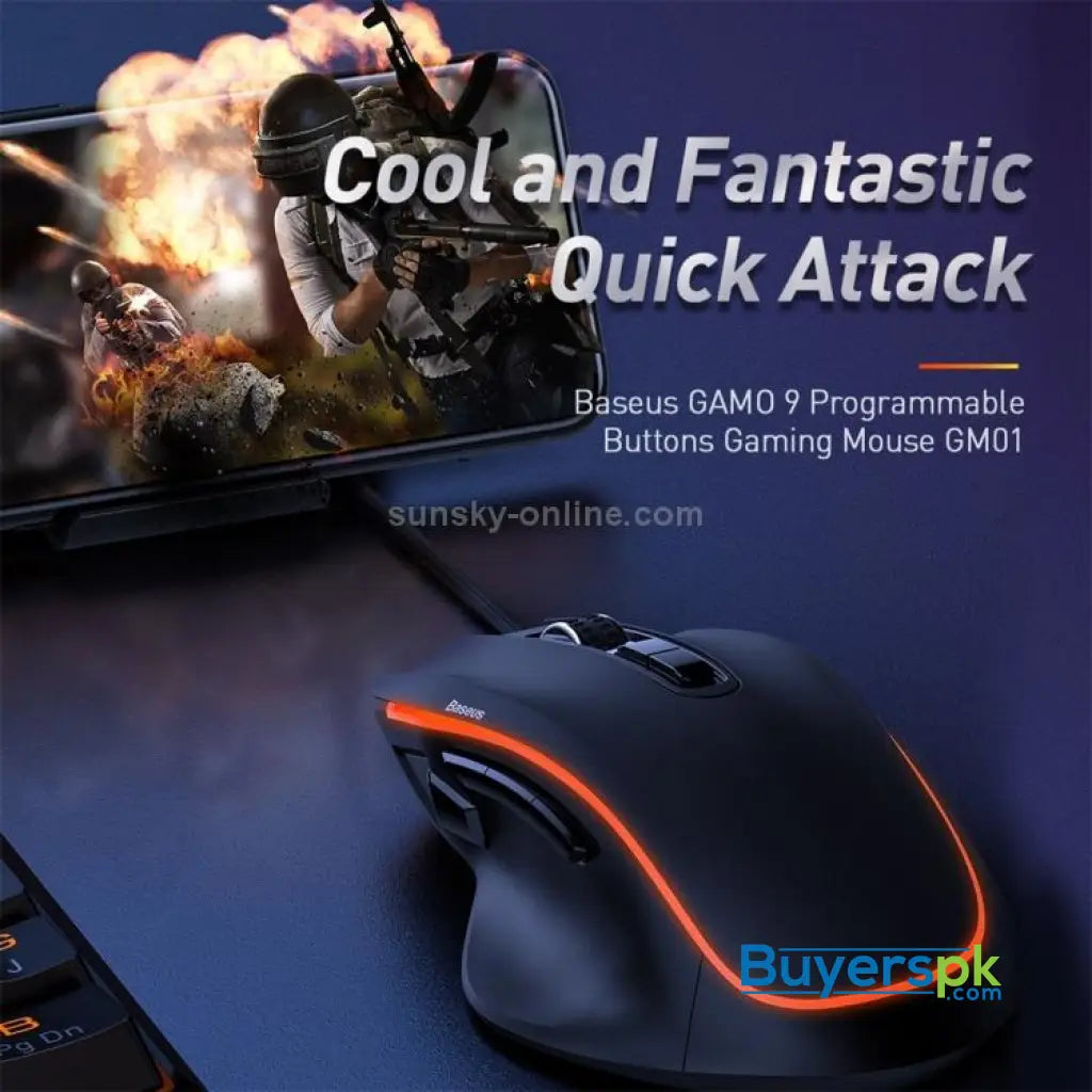 Baseus Gaming Mouse Gmgm01-01 - gaming mouse Price in Pakistan Baseus Gaming Mouse Gmgm01-01 - gaming mouse Price in Pakistan